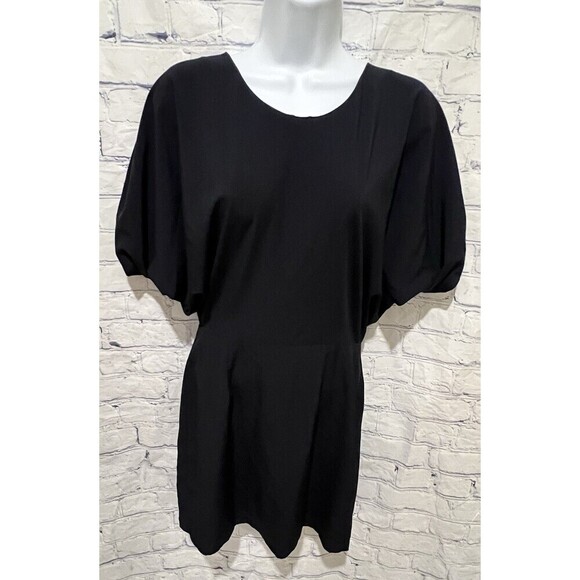 Pookie & Sebastian Womens Dress Navy Blue Sheath Above Knee Sleeveless Small - Picture 1 of 7